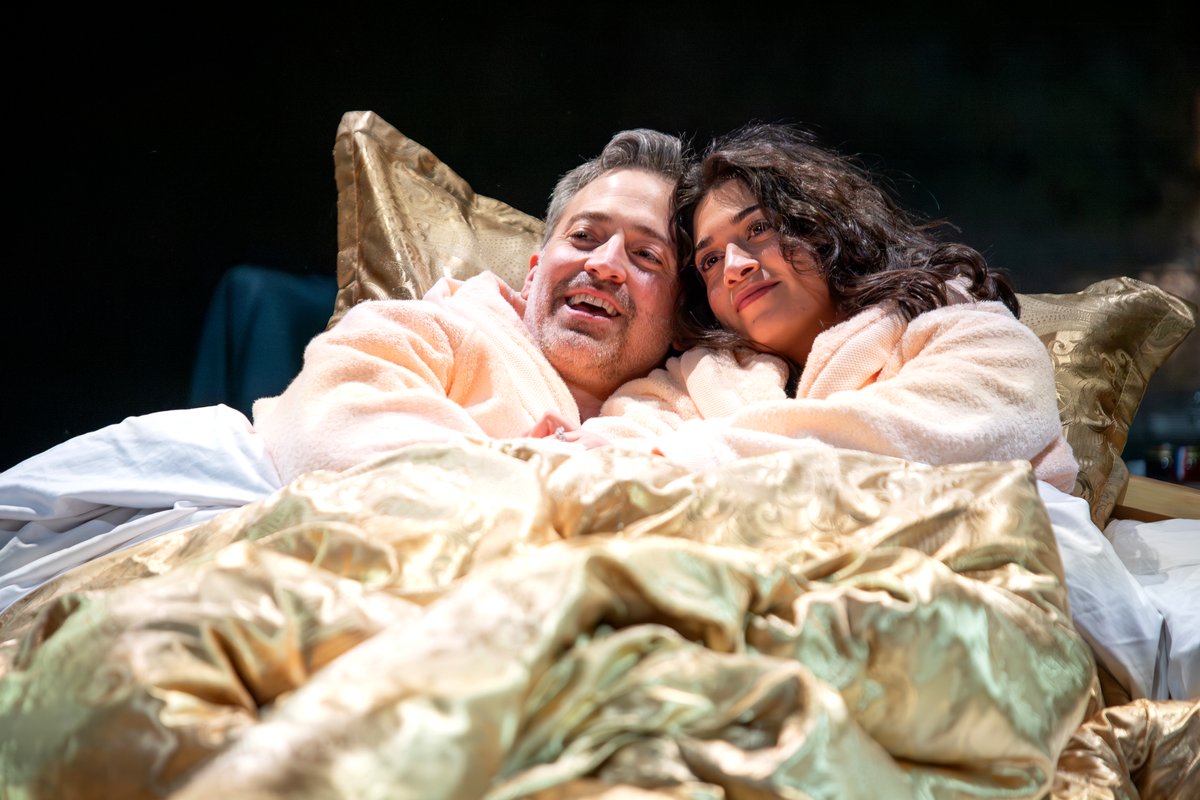 Shaun Anthony and Jessica Damouni in Dodi & Diana at Capital Repertory Theatre