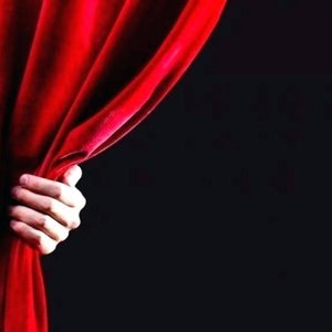 Red theatre curtain